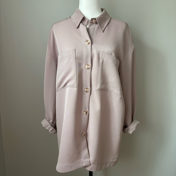 Babaton Borna Jacket Shirt Jacket Size Medium - Picture 4 of 10